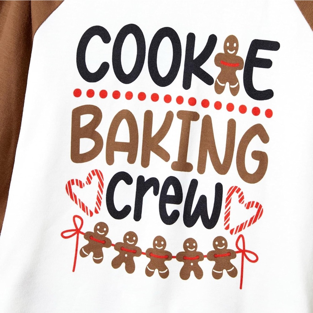 IFFEI Christmas Pajamas for Family Matching PJ's Sets w/ Cute Pattern Tee Pants